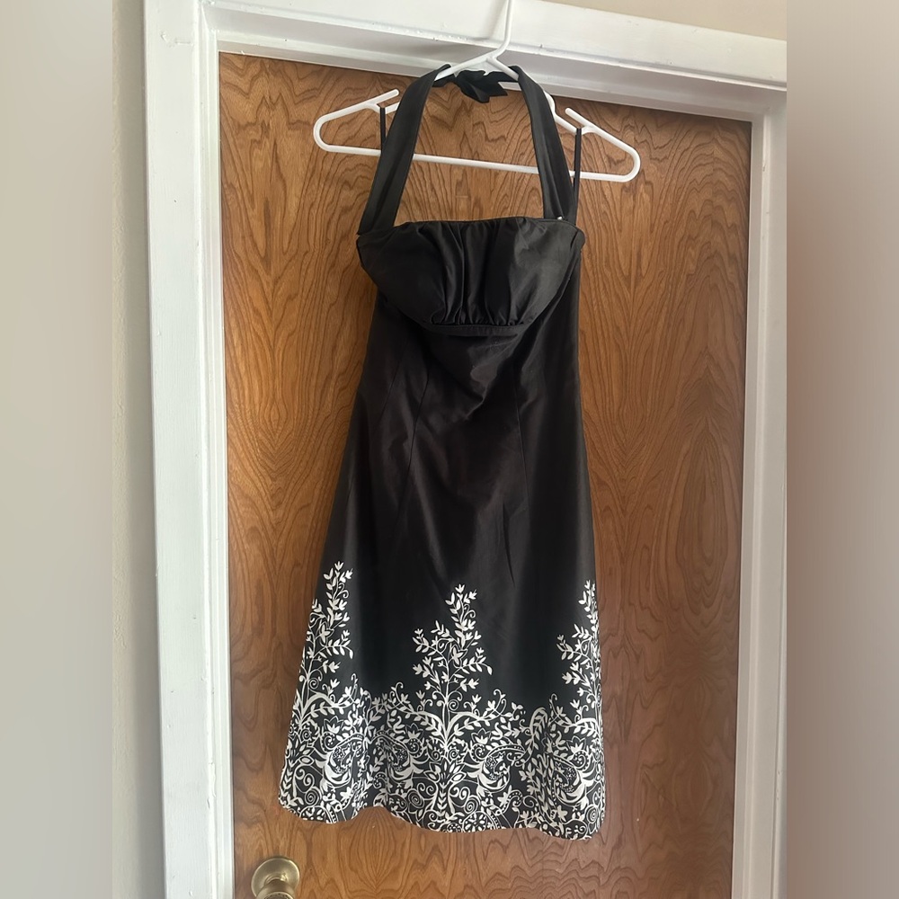 Black and white dress from White House black market